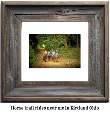 horse trail rides near me in Kirtland, Ohio